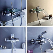 BAKALA Bathroom Faucet Bath Shower Faucet In-Wall Waterfall Mixer Tap Bathtub Crane bathroom shower faucet set 2024 - buy cheap