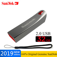 SanDisk Original CRUZER FORCE USB 2.0 32GB Flash Drive SD 16GB Pen Drives 8GB 64gb USB 2.0 U Disk Support Official Verification 2024 - buy cheap