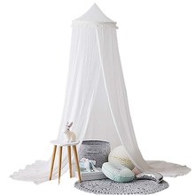 6 Colors Hanging Kids Baby Bedding Dome Bed Canopy Cotton Mosquito Net Bedcover Curtain For Baby Kids Reading Playing Home Decor 2024 - buy cheap