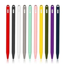 Capa protetora para tablet touch stylus, estojo de silicone macio, pontas, manga antiderrapante para apple pencil 2 2024 - compre barato
