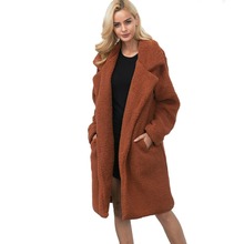 Women Fur Coat 2018 Winter Fluffy Shaggy Long Faux Fur Coat Fashion Thick Warm Plush Coat Plus Size 3XL Outwear 2024 - buy cheap