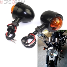 10mm motocicleta traseira frente sinal de volta piscando indicador 12v lâmpada blinker luzes para harley softail dyna chopper bobber bmw 2024 - compre barato