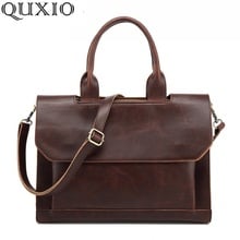 2017 Hot Vintage Men's PU Leather Handbag Casual Messenger Bag High Quality Bag Luxury Handbags Men Dags Designer HF650Z 2024 - buy cheap