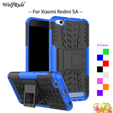 For Cover Xiaomi Redmi 5A Case WolfRule TPU & PC Holder Armor Bumper Protective Back Phone Case For Xiaomi Redmi 5A Cover 5'' 2024 - buy cheap