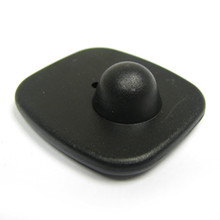 Black color Eas Small square hard tag 46mm*42mm RF Security Label 1000pcs/lot 2024 - buy cheap
