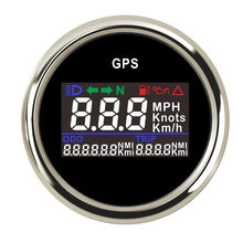 52mm Universal Car Boat GPS Speedometer 0~999 MPH Km/h Knots Display Gauge with Oil Pressure &Fuel Level Alarm for BMW  Audi 2024 - buy cheap