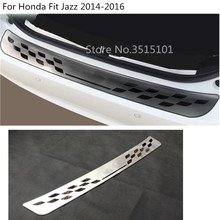 car protect detector rear back tail pedal threshold trim bumper  panel 2pcs For Honda Fit Jazz 2014 2015 2016 2024 - buy cheap