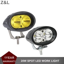 20W Car Truck 4X4 LED Work Light 9-30V Universal Auto Truck Trailer Motorcycle Offroad Auxiliary Exterior Extra Indicator Lamp 2024 - buy cheap