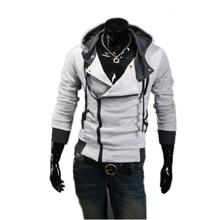 Мужская Новая диагональная куртка на молнии весенняя куртка с длинными рукавами теплая куртка толстовка уличная спортивная одежда в стиле хип-хоп Мужская sw 2024 - купить недорого