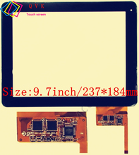 Negro para Prestigio MultiPad 9,7 ULTRA DUO PMP5597D_RF_DUO pantalla táctil capacitiva Reparación de piezas de repuesto 2024 - compra barato