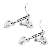 2 Pieces Stainless Steel Marine Boat Hatch Anti-Rattle Latch Fastener Clamp 2024 - buy cheap