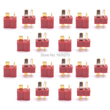 10 Pairs T Plug Connectors Adapter Male Female for Deans RC Lipo Battery Helicopter 2024 - buy cheap