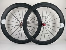700C dimple surface carbon wheels 58mm depth 25mm width clincher/Tubular carbon wheelset handtailor brake surface 2024 - buy cheap