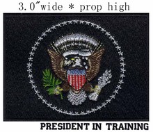 United States Presidential Seal 3" wide embroidery patch  for for clothes/ribbon embroidery/jerseys patch 2024 - buy cheap