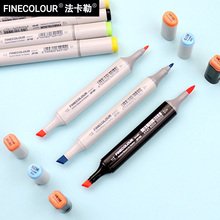 Finecolour conjunto de marcadores à base de óleo ef100/ef101/ef102, 240/480 cores, cabeça dupla, marcadores de desenho, canetas para pintura de arte, suprimentos 2024 - compre barato