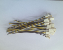 Frete grátis 20 peças lote 10mm largura 3 pinos conectores led com cabo para faixas cct diy 2024 - compre barato