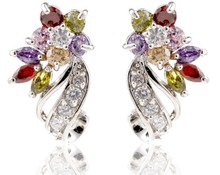 better Design New hot Fashion Popular Luxury Crystal Zircon Stud Earrings Elegant seahorse earrings jewelry for women 2024 - buy cheap