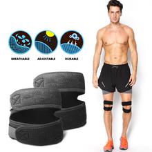 1 pc suporte de joelho patela banda bandagem elástica joelheiras protetor banda futebol correndo fitness 2024 - compre barato