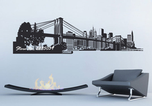 Fondo De paisaje urbano De Nueva York, decoración De dormitorio, oficina, Mural De calidad LA262 2024 - compra barato