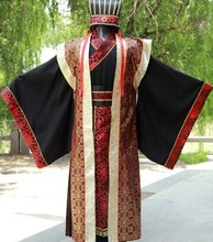 Мужской костюм для китайской одежды хан, мужской прикровный костюм, одежда трех военных штатов, Династия Цинь в старинных костюмах 2024 - купить недорого