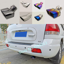 car back cover muffler end pipe outlet dedicate exhaust tip tail For Hyundai Santafe 2005-2009 2010 2011 2012 2013-2017 2018 2024 - buy cheap