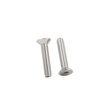 Tornillos de cabeza plana avellanada, cabeza hexagonal de acero inoxidable 304, DIN7991, M6, 10mm/12mm/16mm/20mm/25mm/30mm/35mm 2024 - compra barato