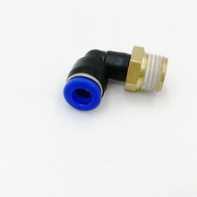 PL6-02 Pneumatic Connector Fitting 6mm OD Air Hose Tube Push in 1/4" Male Thread L Shape Gas Quick Joint Fittings 2024 - buy cheap