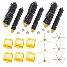 Replacement 6x HEPA Filter + Side Brush Kit +3 Bristle and Flexible Beater Brush for iRobot Roomba 700 Series 770 780 790 2024 - buy cheap