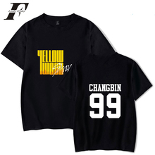 Stray Kids t shirt Women/Men kpop Album Yellow Wood T-shirt korean StrayKids Clothes Tops Short Sleeve T Shirt plus size 2019 2024 - buy cheap
