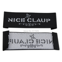 Customized clothing black satin labels/Trademark manufacture woven&printed labels/garment printed tags/hang tag  Free Shipping 2024 - buy cheap