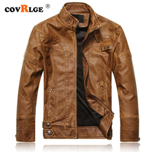 Covrlge Motocicleta Jaquetas De Couro Dos Homens Outono Inverno Roupas de Couro Jaquetas De Couro Dos Homens Negócio casual Masculino Casacos MWP001 2024 - compre barato