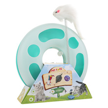 Pet Crazy Play Disk With Spring Rat Toy Cat Turntable Joyless Mouse Dog Cat Play Toys 2024 - buy cheap