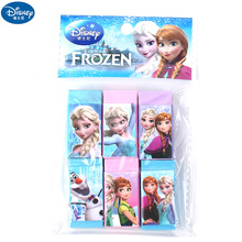 6 pcs Disney Frozen Pencil eraser cute kawaii Rubber Student school supplies Stationery Gift 2024 - buy cheap