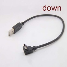 Adaptador de cable USB tipo A hembra A Mini B, adaptador de cable macho de 5 pines, ángulo de 90 grados, 10 piezas 2024 - compra barato