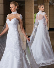 2015 элегантное милое белое свадебное платье с коротким рукавом, роскошное кружевное платье с бисером, бесплатная доставка 2024 - купить недорого
