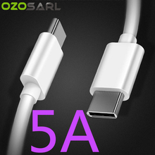 5a pd cabo 30w super carregamento usb tipo c para tipo c cabo para huawei p30 p40 pro v30 companheiro 30 pro super cabo de carga 2024 - compre barato