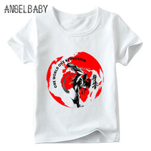 Детская Футболка Kyokushin, каратэ, кацзи и символ, летние футболки с коротким рукавом для маленьких мальчиков и девочек, детская повседневная одежда, ooo699 2024 - купить недорого