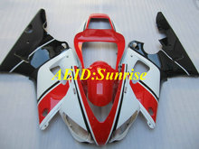 Kit de carenado de motocicleta, juego de carenado para YAMAHA YZFR1 98 99 YZF R1 1998 1999 YZF1000 yzfr1 98 99 Nuevo rojo, blanco y negro, 7 regalos YK19 2024 - compra barato