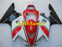 Kit Carenagem da motocicleta para YAMAHA YZFR1 98 99 yzfr1 YZF R1 1998 1999 YZF1000 98 99 Novo preto branco Vermelho carenagens set + presentes 7 YK19 2024 - compre barato