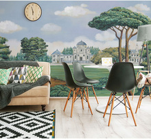 Bacaz Western Paintind декорации дерево фрески обои для Гостиная диван фон 3d стены Papel росписи обои Стикеры 2024 - купить недорого
