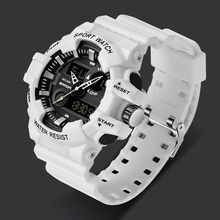 Часы наручные SANDA G-Style Мужские кварцевые, спортивные брендовые Роскошные светодиодные в стиле милитари, противоударные, 780 2024 - купить недорого