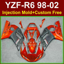 O8E Good orange fairing set for YAMAHA YZF  R6 98-02 YZF R6 fairing kit 1998 1999 2000 2001 2002 fairings parts GRYC 2024 - buy cheap