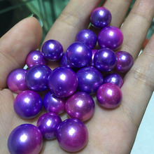 New Arrivals Lavender Big Edison Pearls 9-12MM Giant Colored Edison Round Pearls Grade AAA Loose Pearls Mix 10 ColorsABH871 2024 - buy cheap