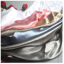 Satin crepe fabric silk cloth material glossy Handmade DIY quality high reflective shiny Polyester Fabric Wedding dress 2024 - buy cheap