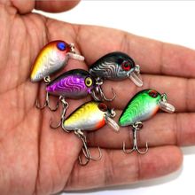 New Lot 5pcs Mini Fishing Lures Crank Bait Bass CrankBaits Tackle Hooks 3CM/1.5G 2024 - buy cheap