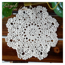 20pcs/lot Home Dinner Decor Handmade  Crocheted Doilies 20cm Colorful flower Placemat Vintage Look Coaster For Wedding Gift 2024 - buy cheap