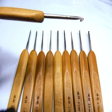 10 Size/set 15set/lot Bamboo Knitting Crochet Hooks Needlework ktis Knitted Needle set DIY Knitted Hand Tool NEEDLE-747155 2024 - buy cheap