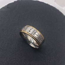 Свободный крой 100% нержавеющая сталь обручальное кольцо для Для мужчин Муж Юбилей подарок 2024 - купить недорого