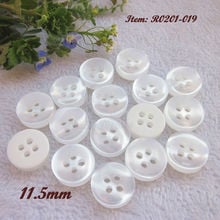 350pcs 11mm(18L) 4 holes Bowl Pearlescent Shirt Buttons for Sewing Basic Buttons wholesale Clothing Materials High Quality 2024 - buy cheap