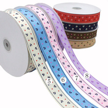 [IuBuFiGo] 10 ярдов 3/8 "(9 мм) якорная лента Grosgrain печатная упаковочная лента с лодкой оптовая продажа 10Y1357 2024 - купить недорого